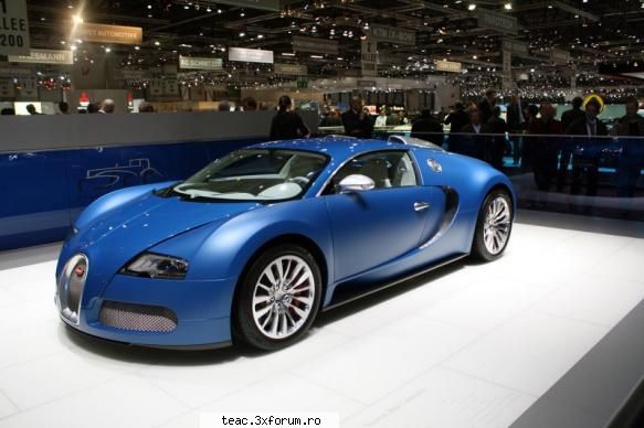 bugatti vine la salonul auto de la geneva cu un model aniversar, asta pentru că celebra